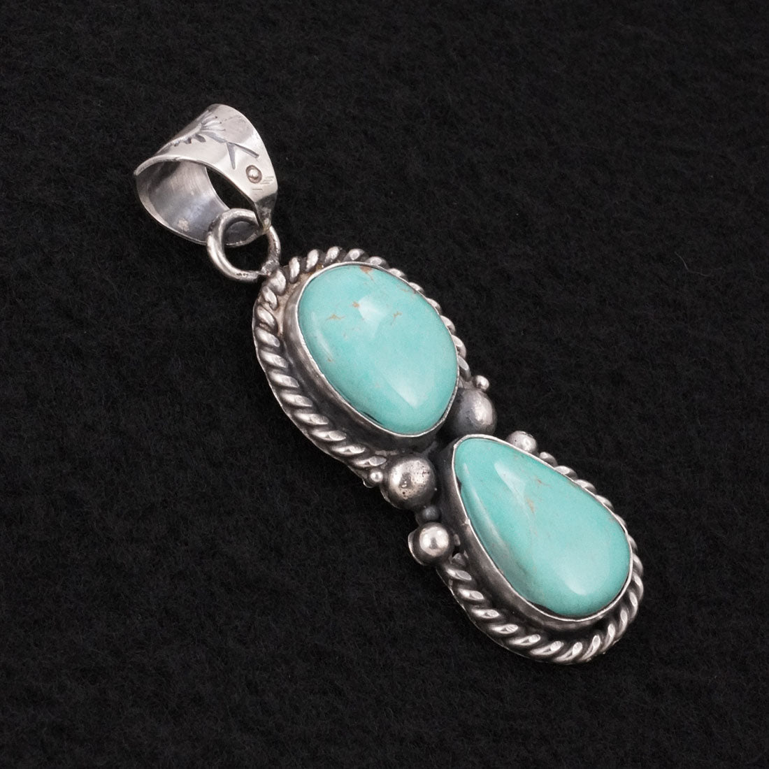 Antwone Brown Turquoise & Sterling Silver Pendant