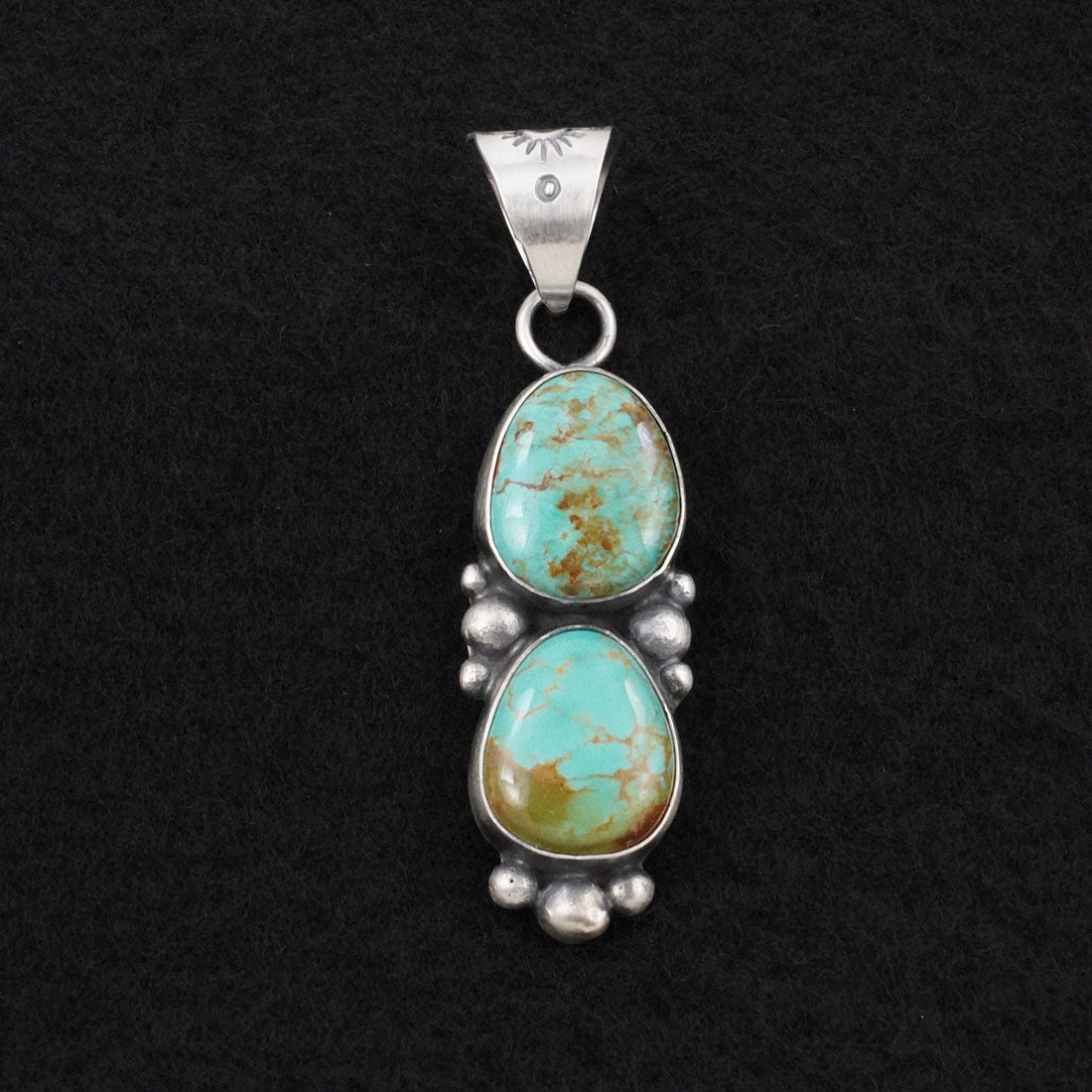 Antwone Brown Turquoise & Sterling Silver Pendant