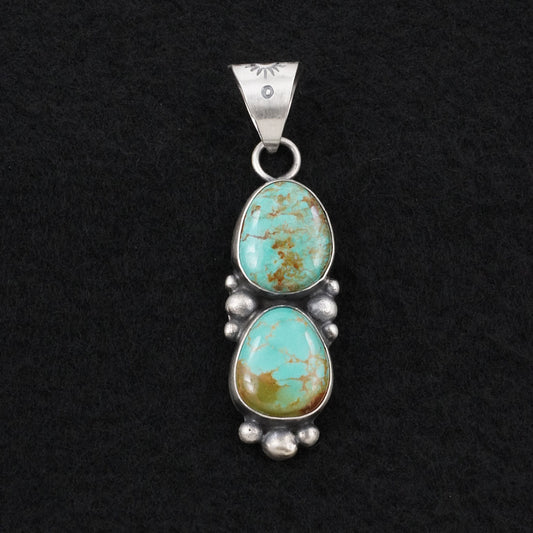 Antwone Brown Turquoise & Sterling Silver Pendant