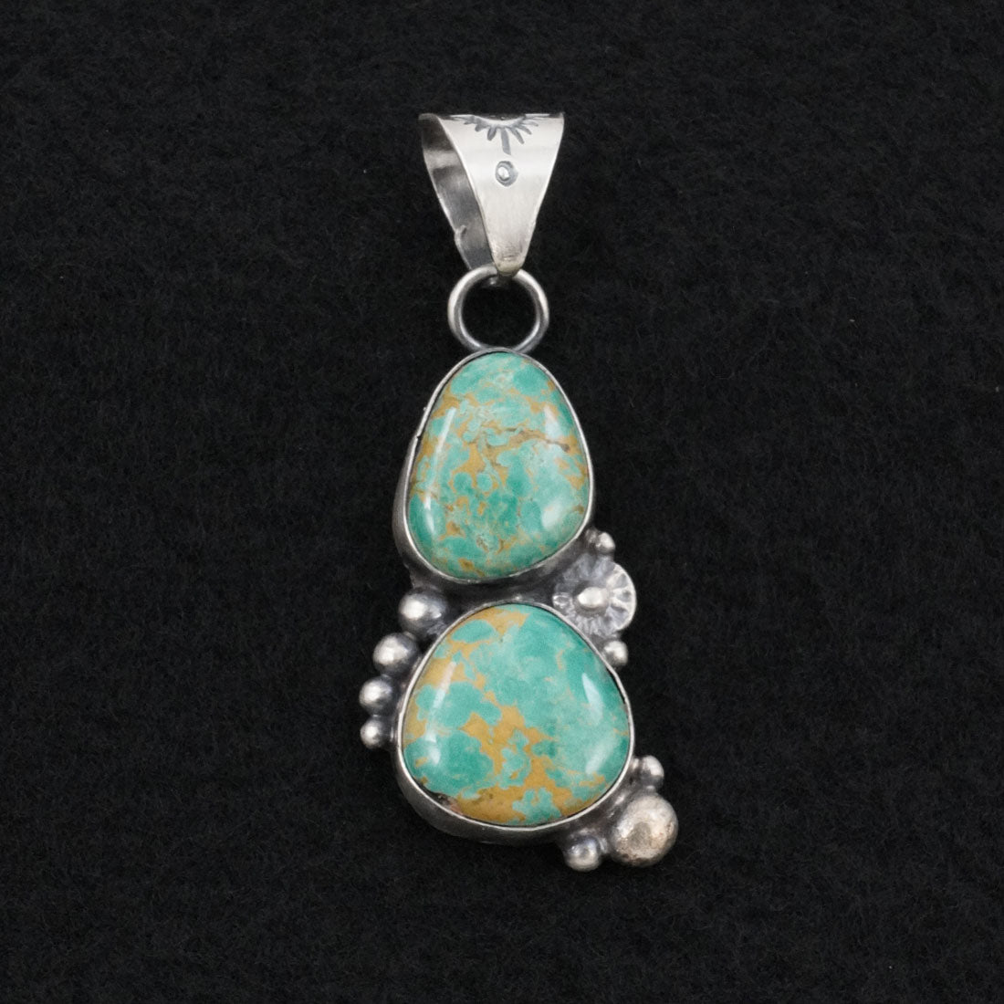 Antwone Brown Turquoise & Sterling Silver Pendant