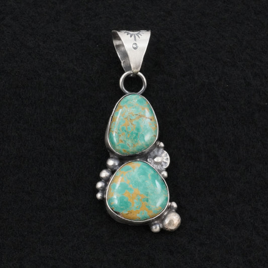 Antwone Brown Turquoise & Sterling Silver Pendant