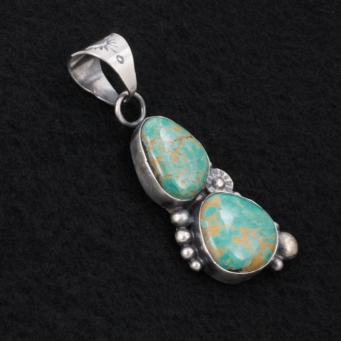 Antwone Brown Turquoise & Sterling Silver Pendant