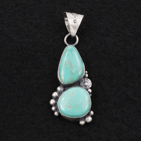 Antwone Brown Turquoise & Sterling Silver Pendant