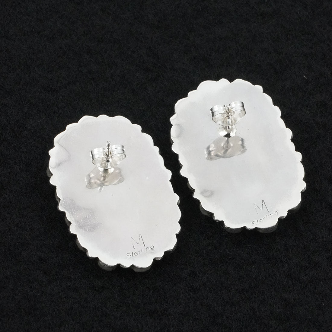 Gerald Mitchell Turquoise & Sterling Silver Earrings