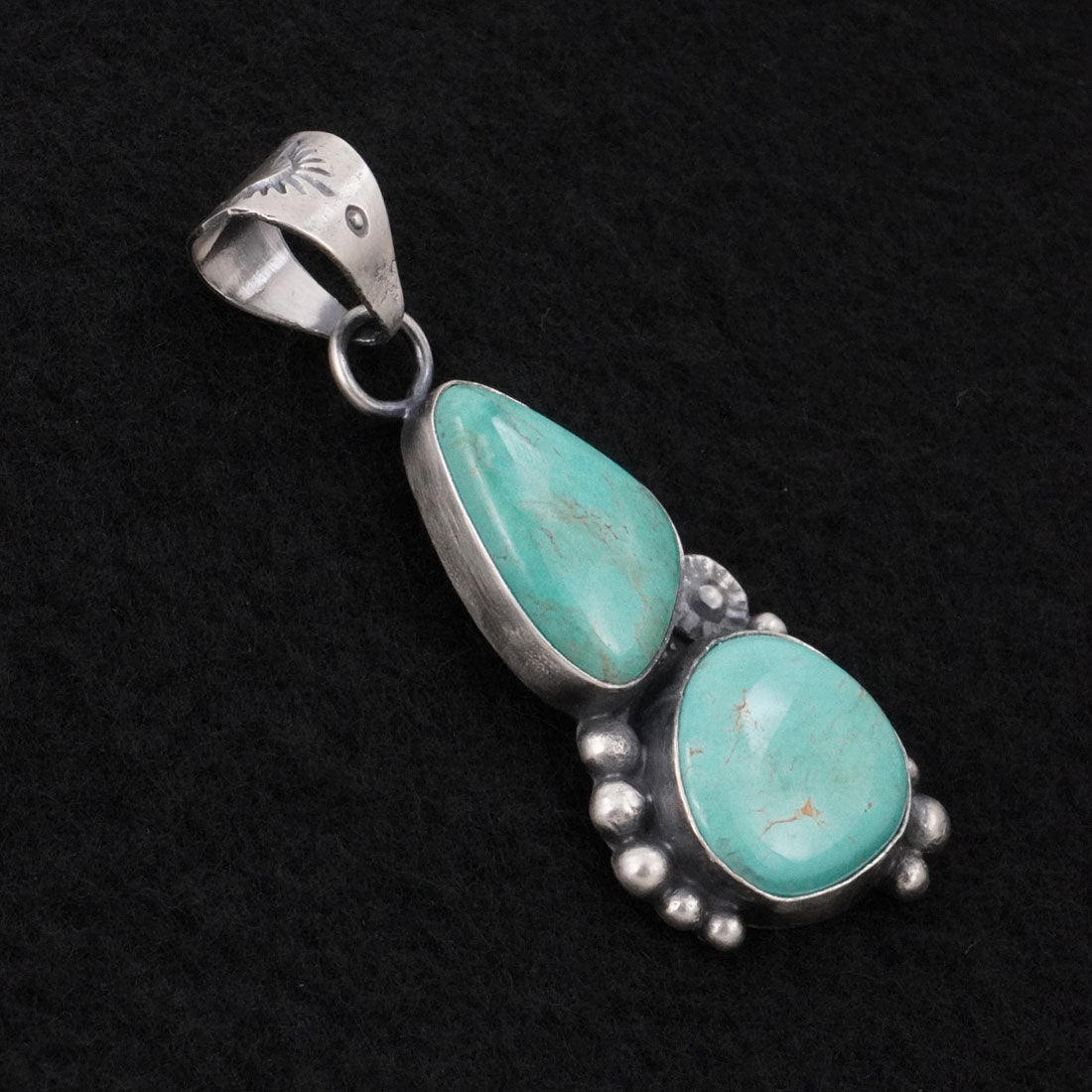 Antwone Brown Turquoise & Sterling Silver Pendant