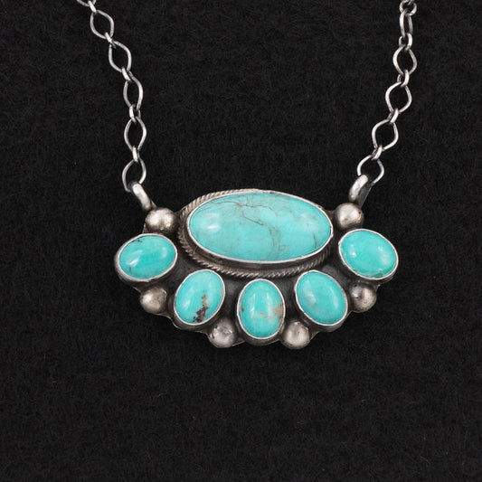Kathleen Livingston Turquoise & Sterling Silver Necklace