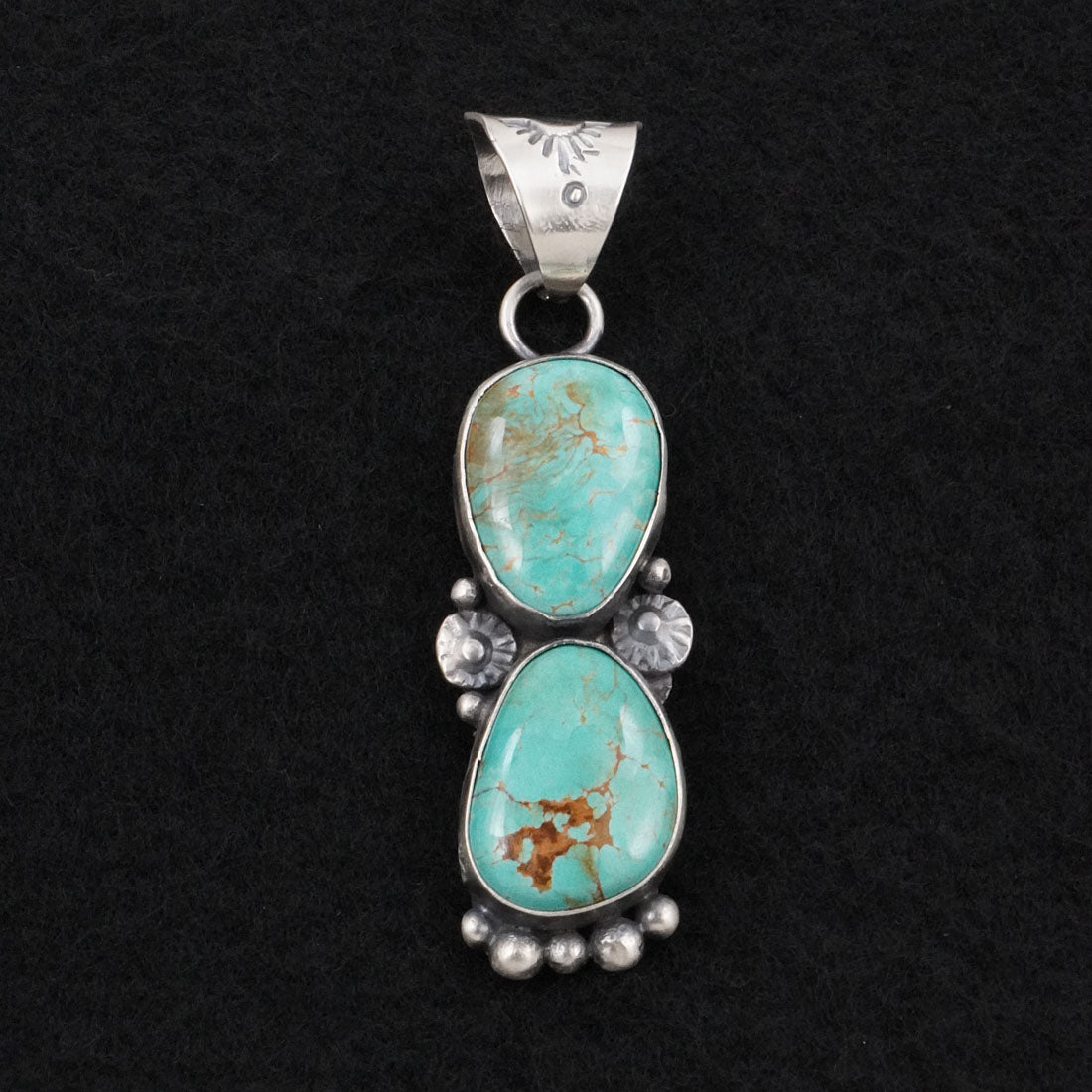 Antwone Brown Turquoise & Sterling Silver Pendant