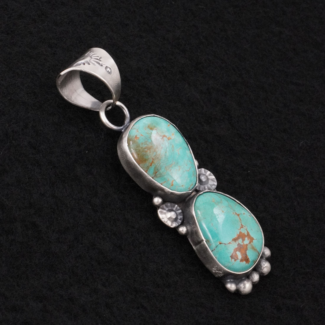 Antwone Brown Turquoise & Sterling Silver Pendant