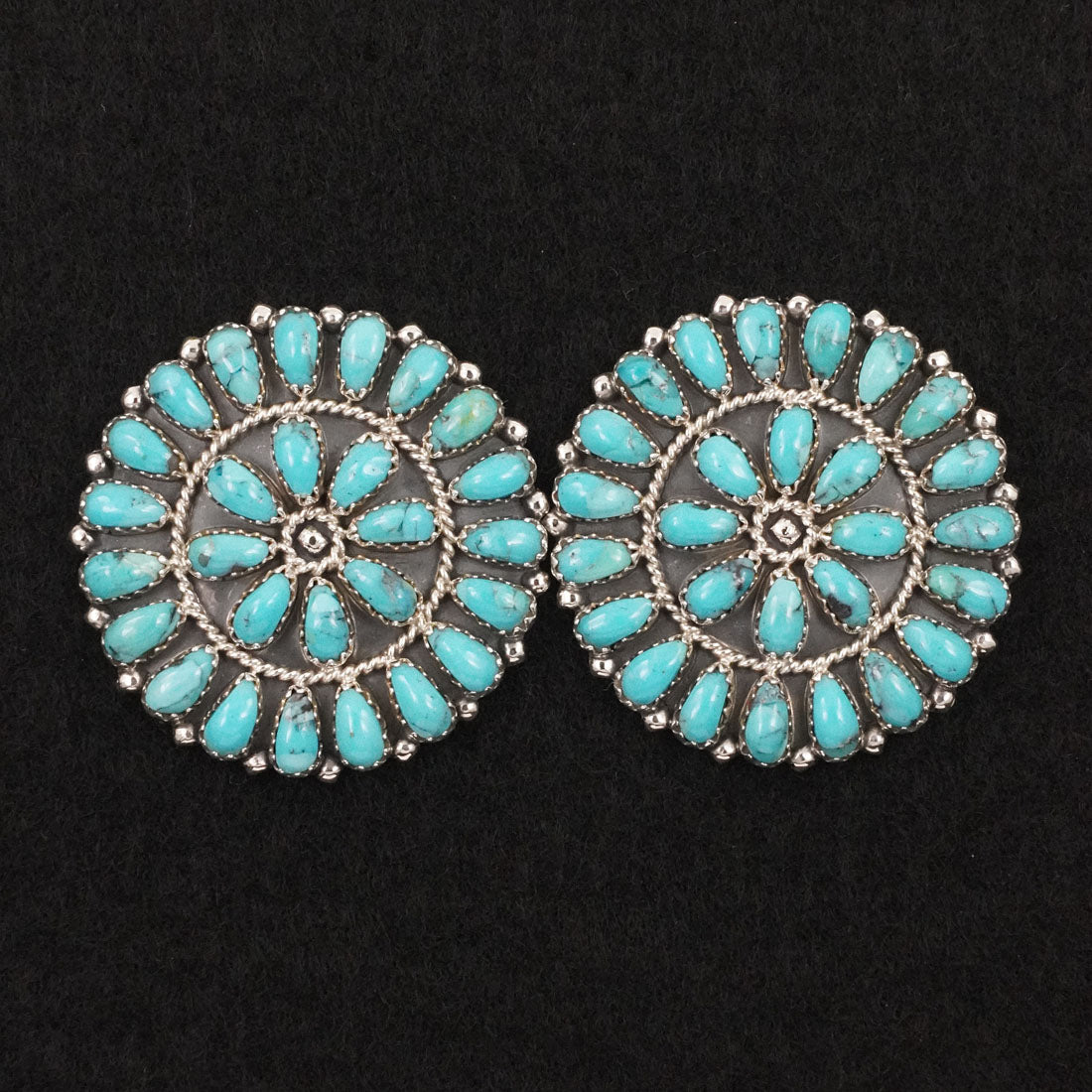 Gerald Mitchell Turquoise & Sterling Silver Earrings