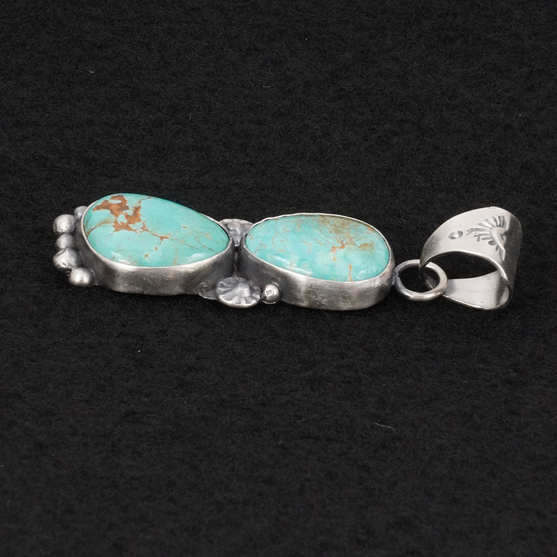 Antwone Brown Turquoise & Sterling Silver Pendant
