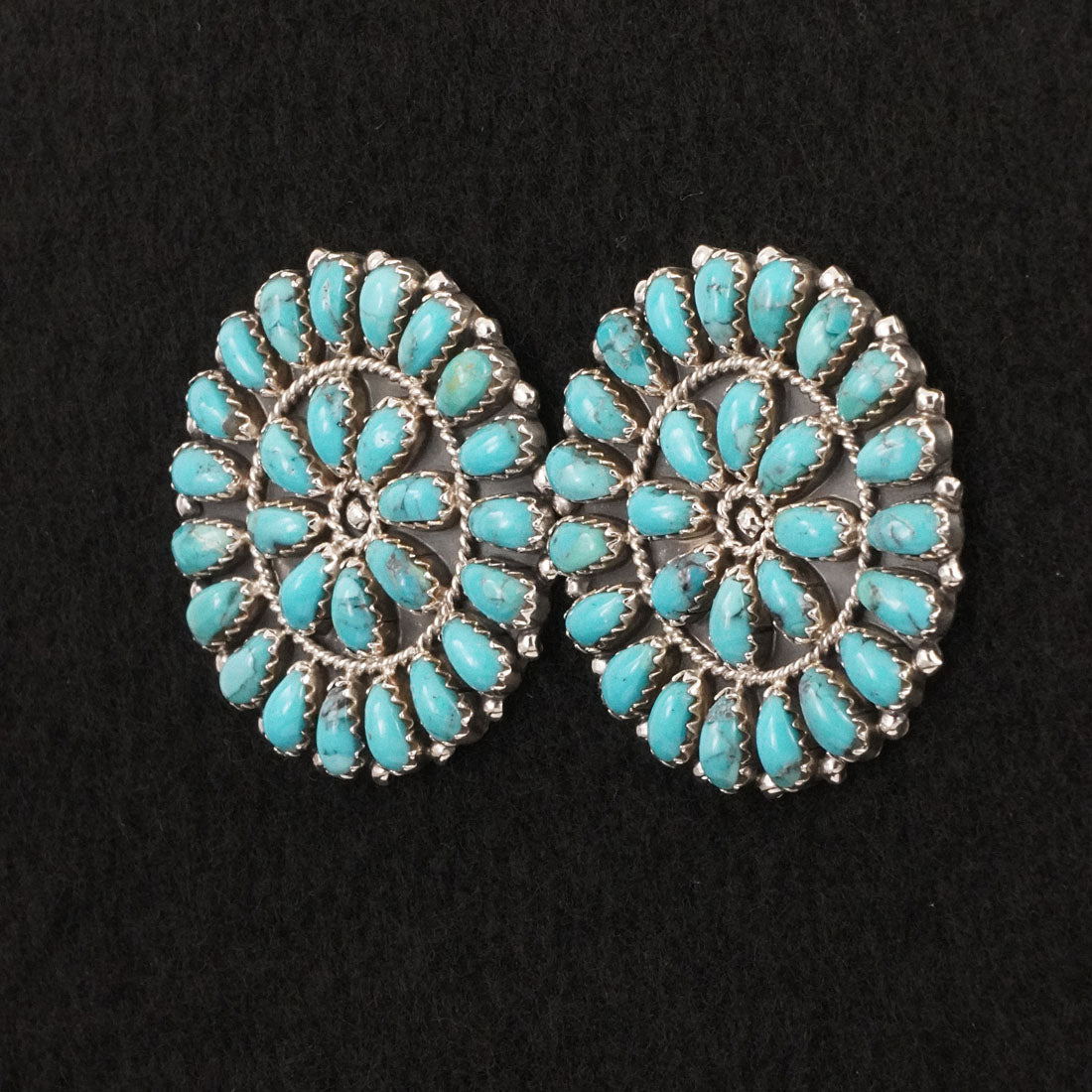 Gerald Mitchell Turquoise & Sterling Silver Earrings