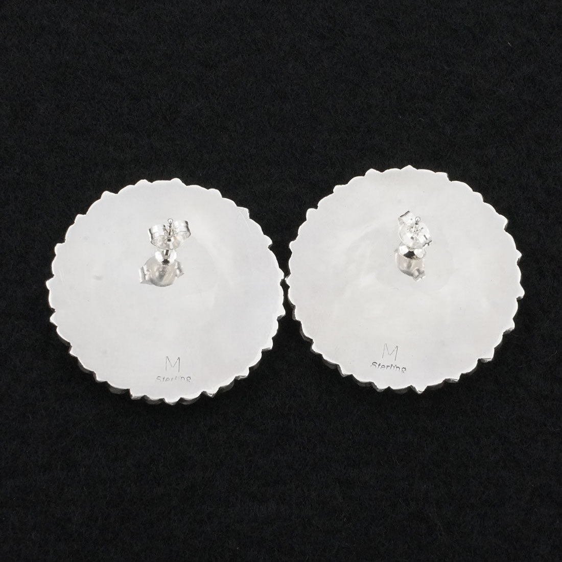 Gerald Mitchell Turquoise & Sterling Silver Earrings