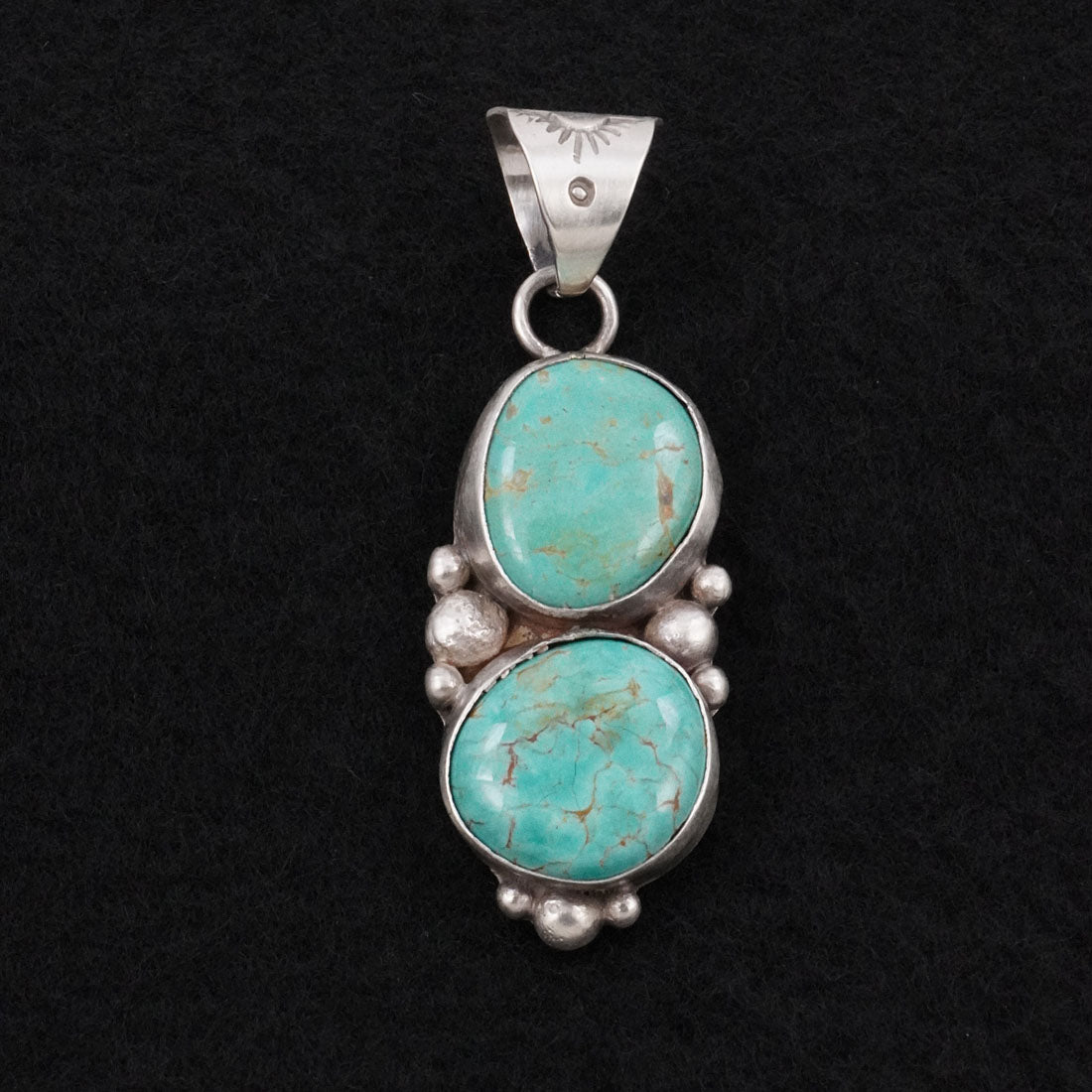 Antwone Brown Turquoise & Sterling Silver Pendant