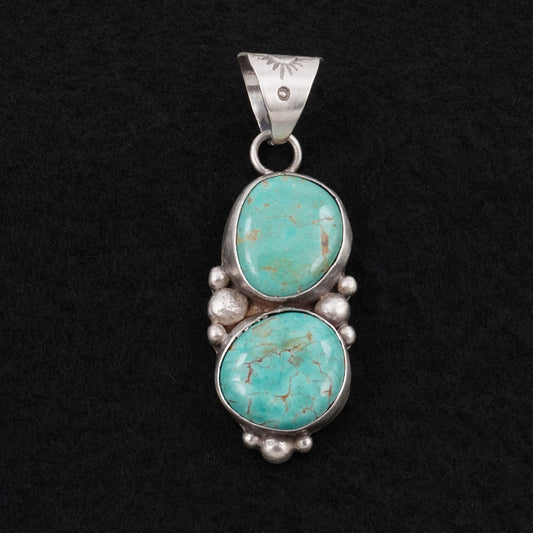 Antwone Brown Turquoise & Sterling Silver Pendant