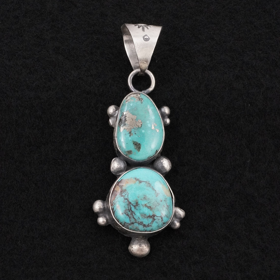 Antwone Brown Turquoise & Sterling Silver Pendant