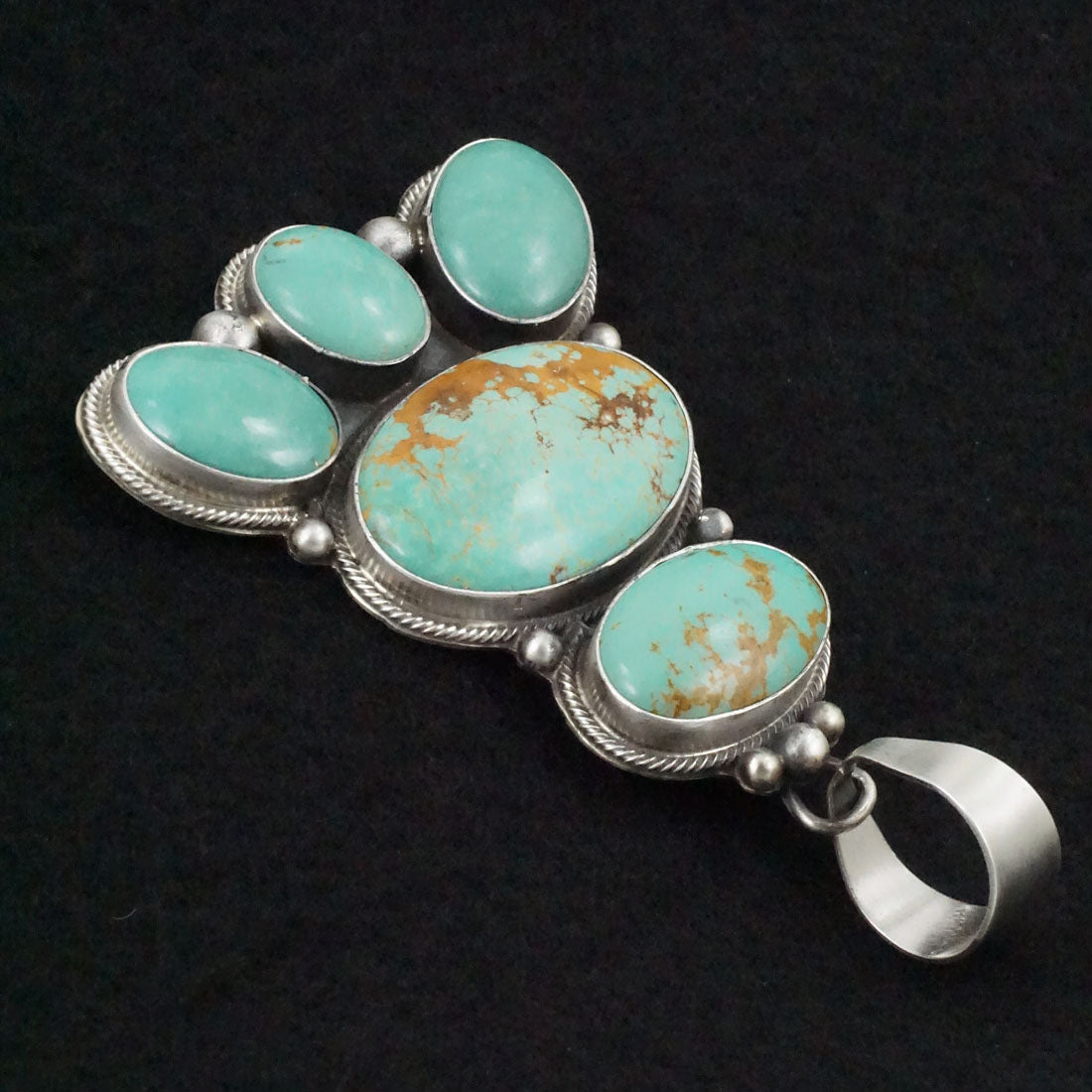 Kathleen Chavez Turquoise & Sterling Silver Pendant