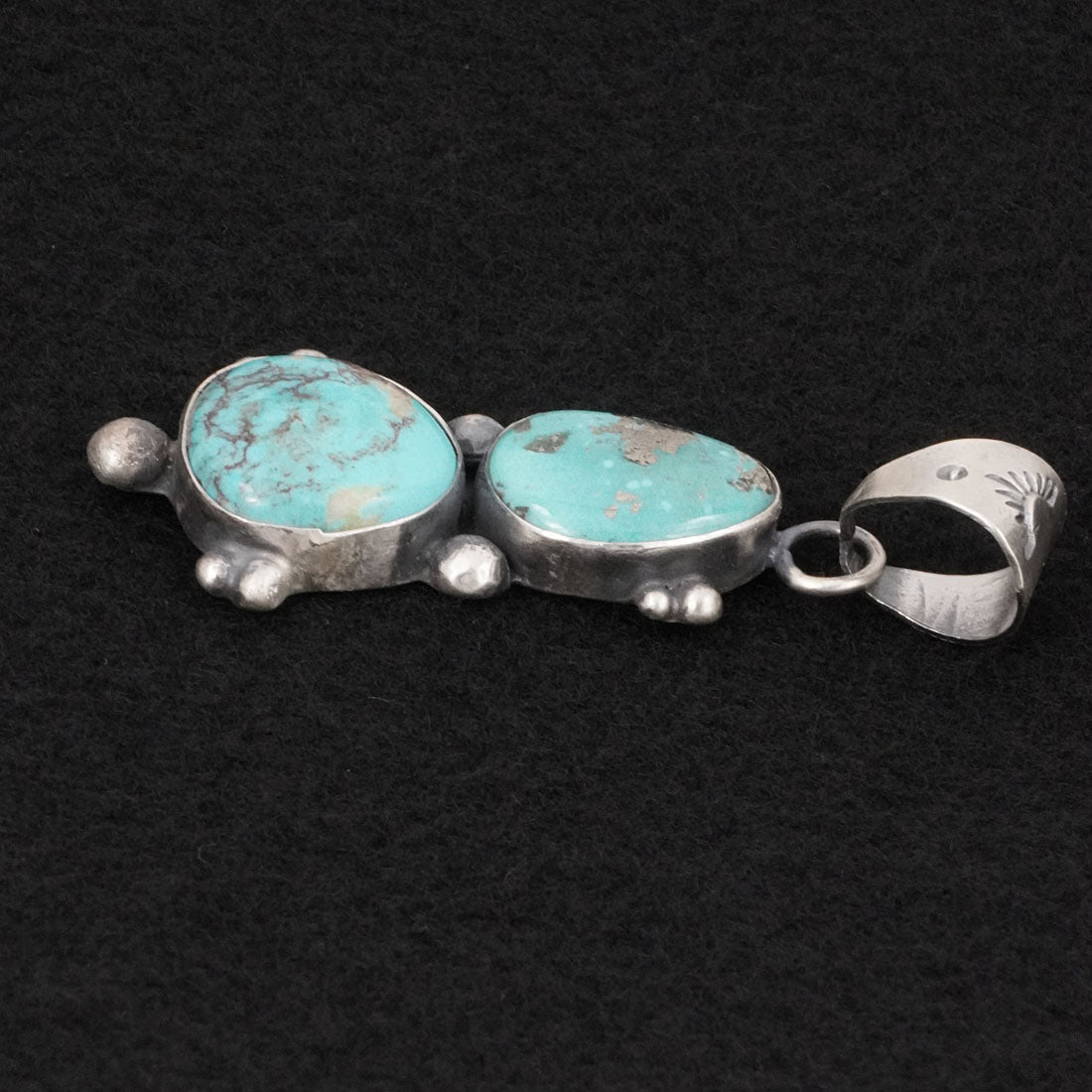 Antwone Brown Turquoise & Sterling Silver Pendant