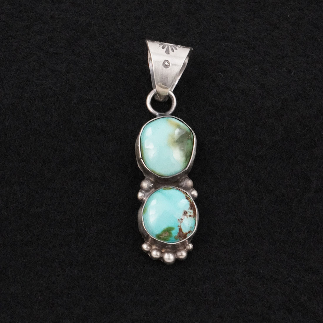 Antwone Brown Turquoise & Sterling Silver Pendant
