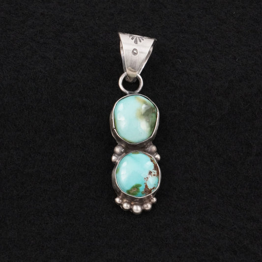 Antwone Brown Turquoise & Sterling Silver Pendant