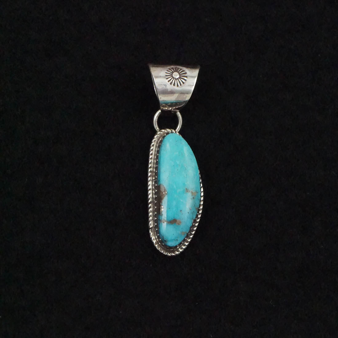 Ernest Hawthorne Turquoise & Sterling Silver Pendant