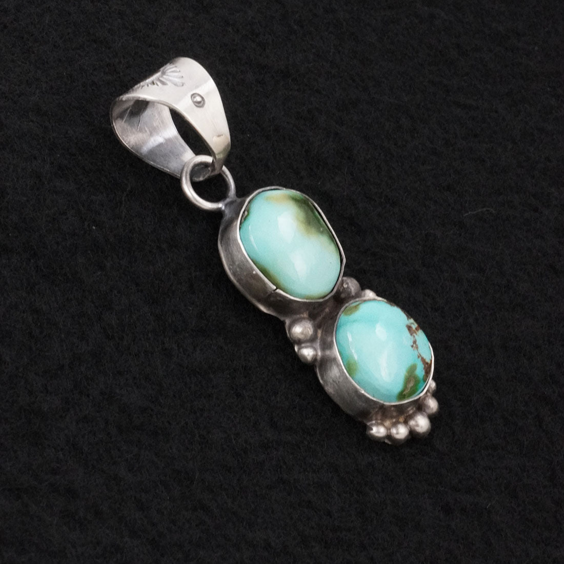 Antwone Brown Turquoise & Sterling Silver Pendant