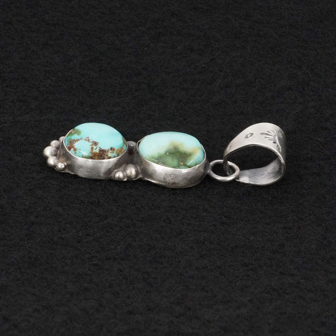 Antwone Brown Turquoise & Sterling Silver Pendant