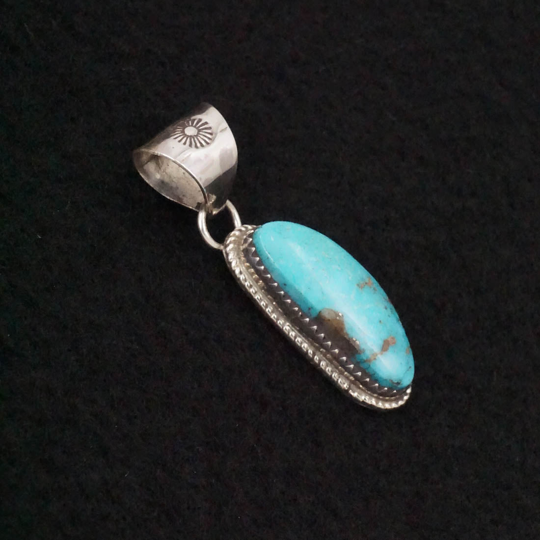 Ernest Hawthorne Turquoise & Sterling Silver Pendant