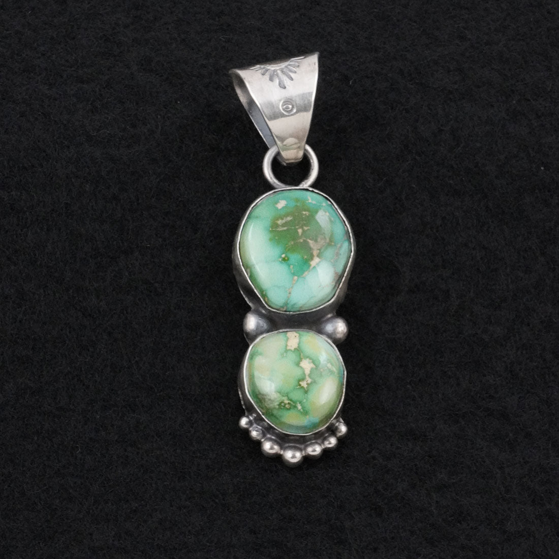 Antwone Brown Turquoise & Sterling Silver Pendant