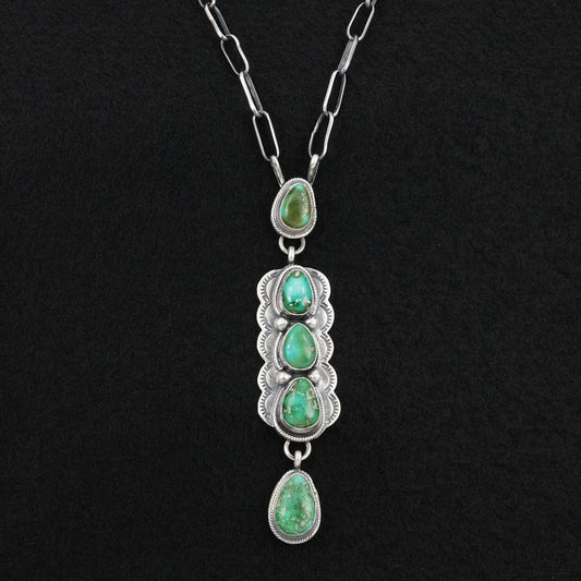 Bobby Johnson Turquoise & Sterling Silver Necklace