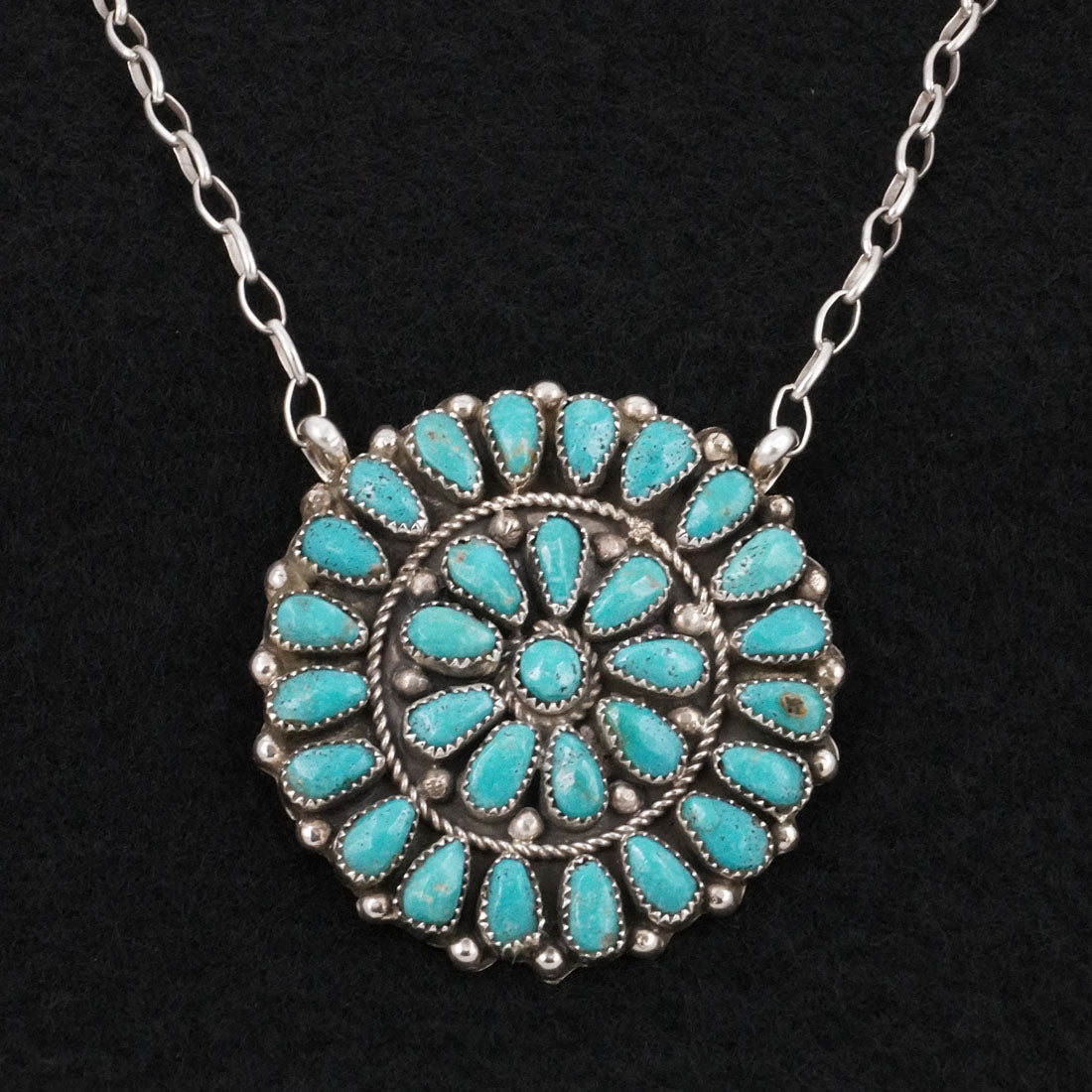 Eunise Wilson Turquoise & Sterling Silver Necklace
