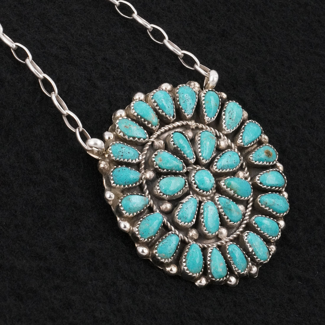 Eunise Wilson Turquoise & Sterling Silver Necklace