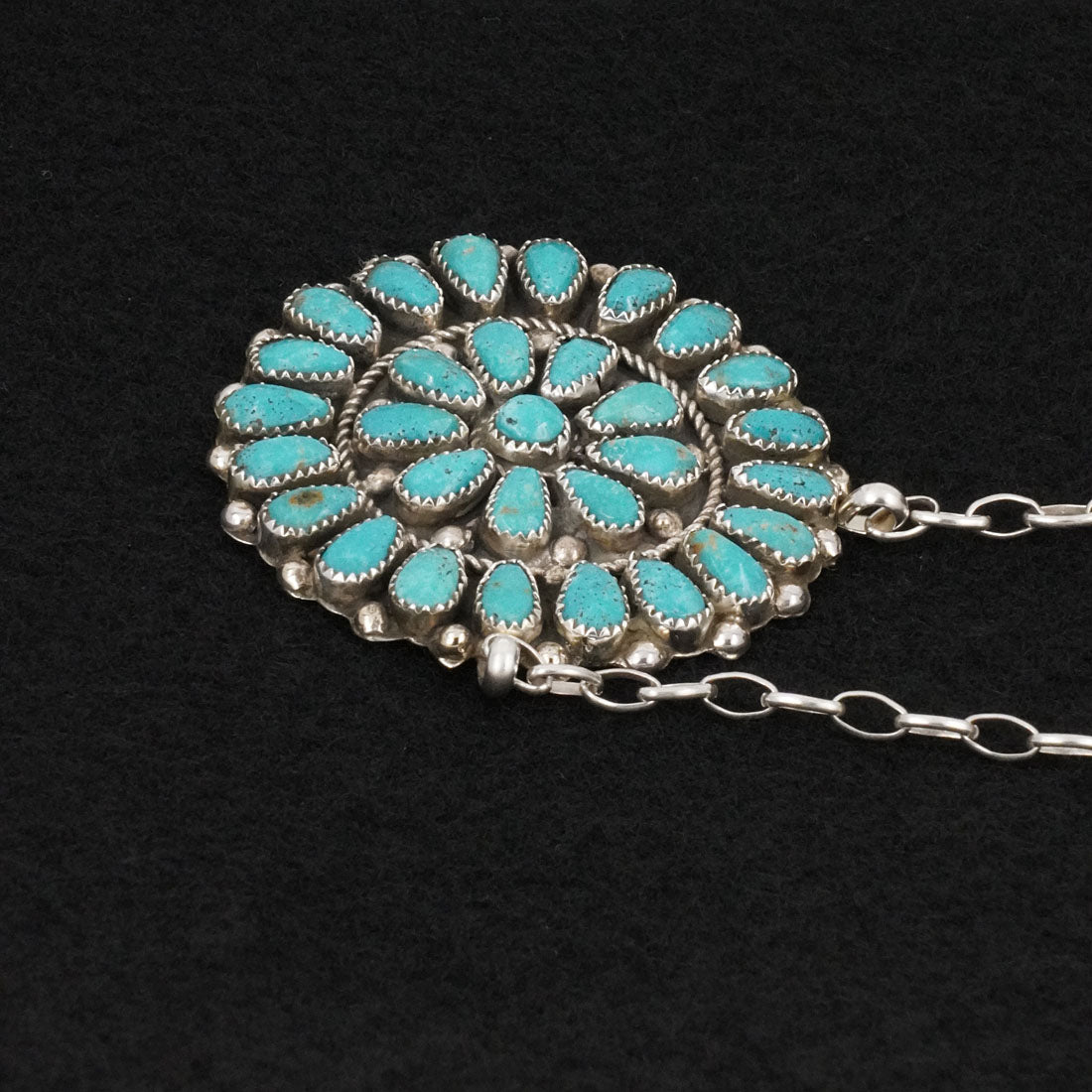 Eunise Wilson Turquoise & Sterling Silver Necklace