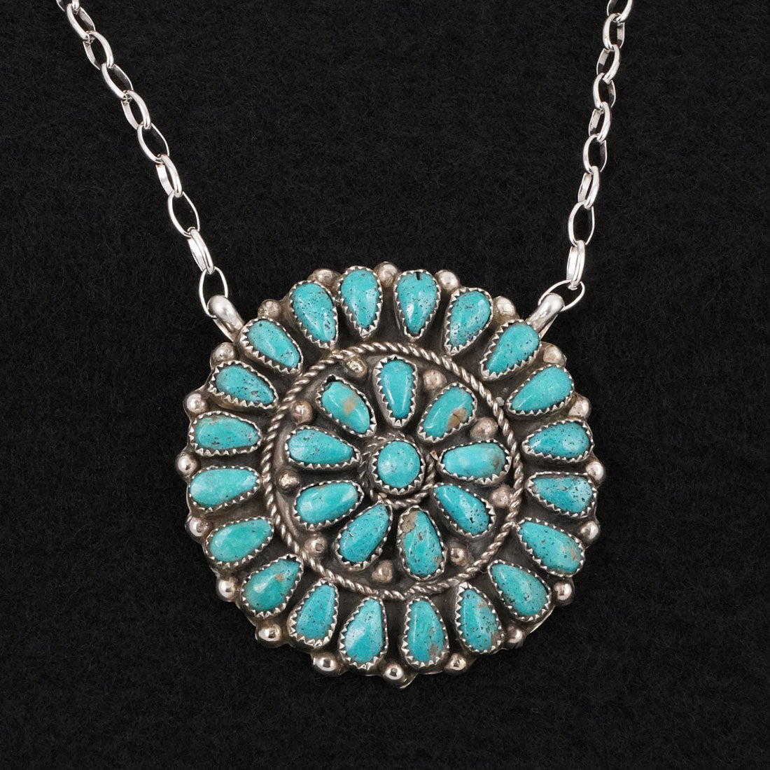 Eunise Wilson Turquoise & Sterling Silver Necklace
