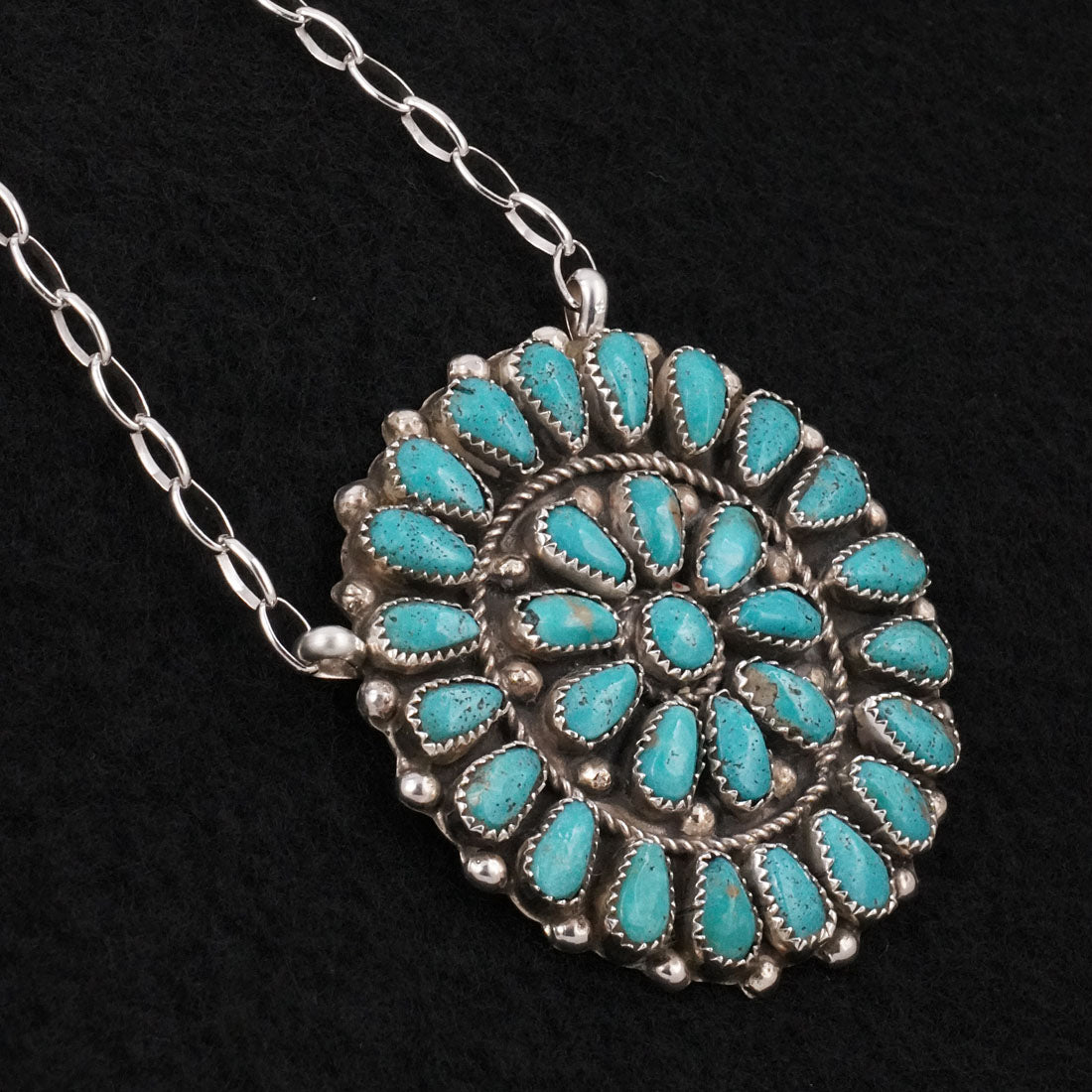 Eunise Wilson Turquoise & Sterling Silver Necklace