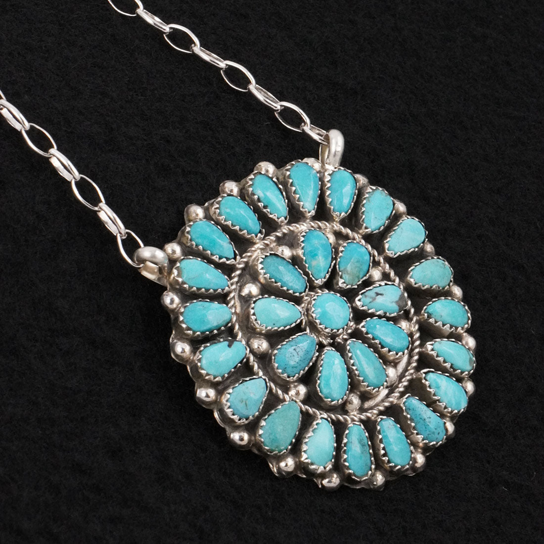 Eunise Wilson Turquoise & Sterling Silver Necklace