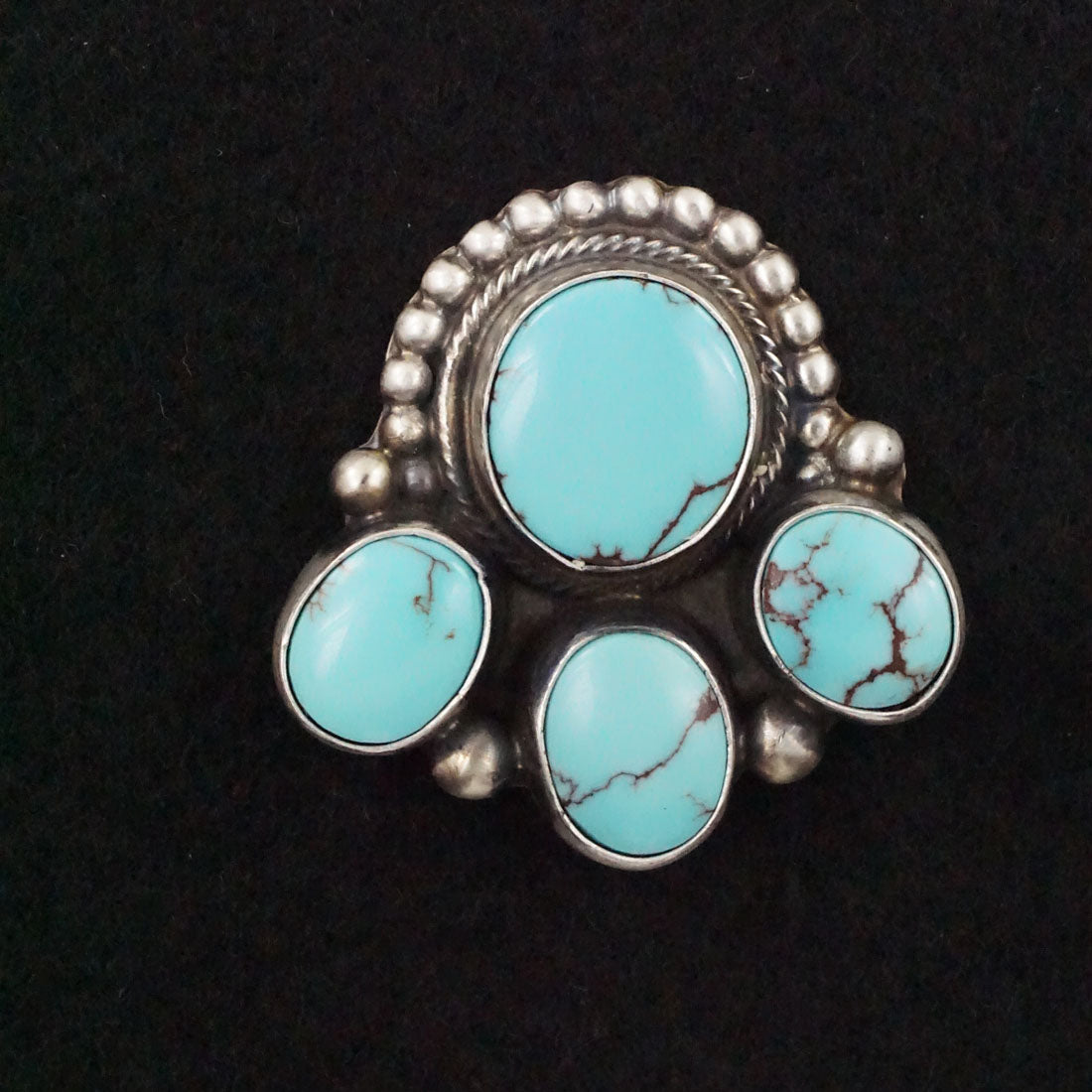 Kathleen Chavez Turquoise & Sterling Silver Earrings