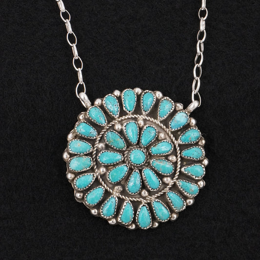 Eunise Wilson Turquoise & Sterling Silver Necklace