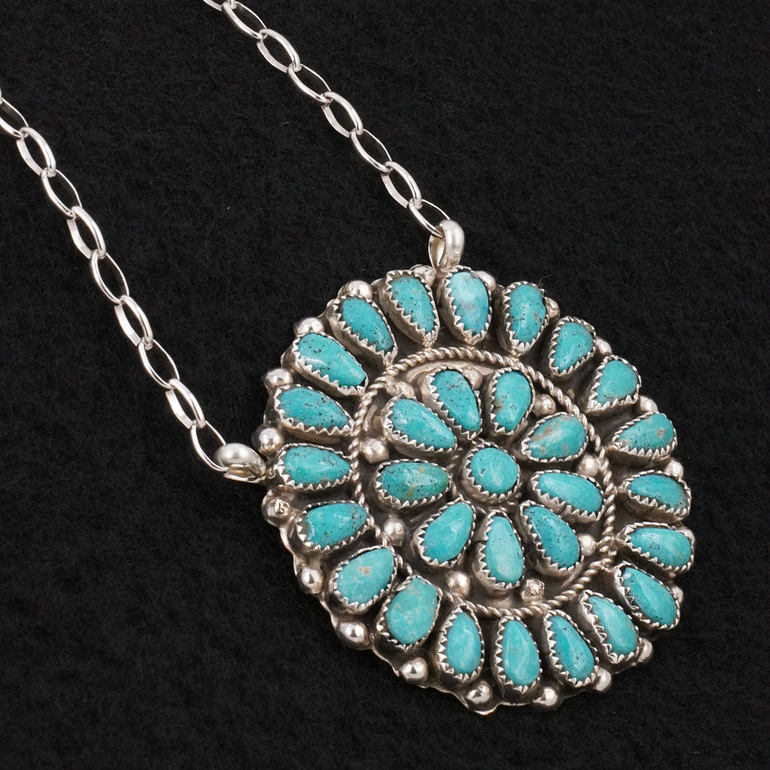 Eunise Wilson Turquoise & Sterling Silver Necklace
