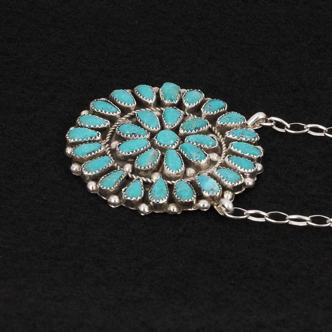 Eunise Wilson Turquoise & Sterling Silver Necklace