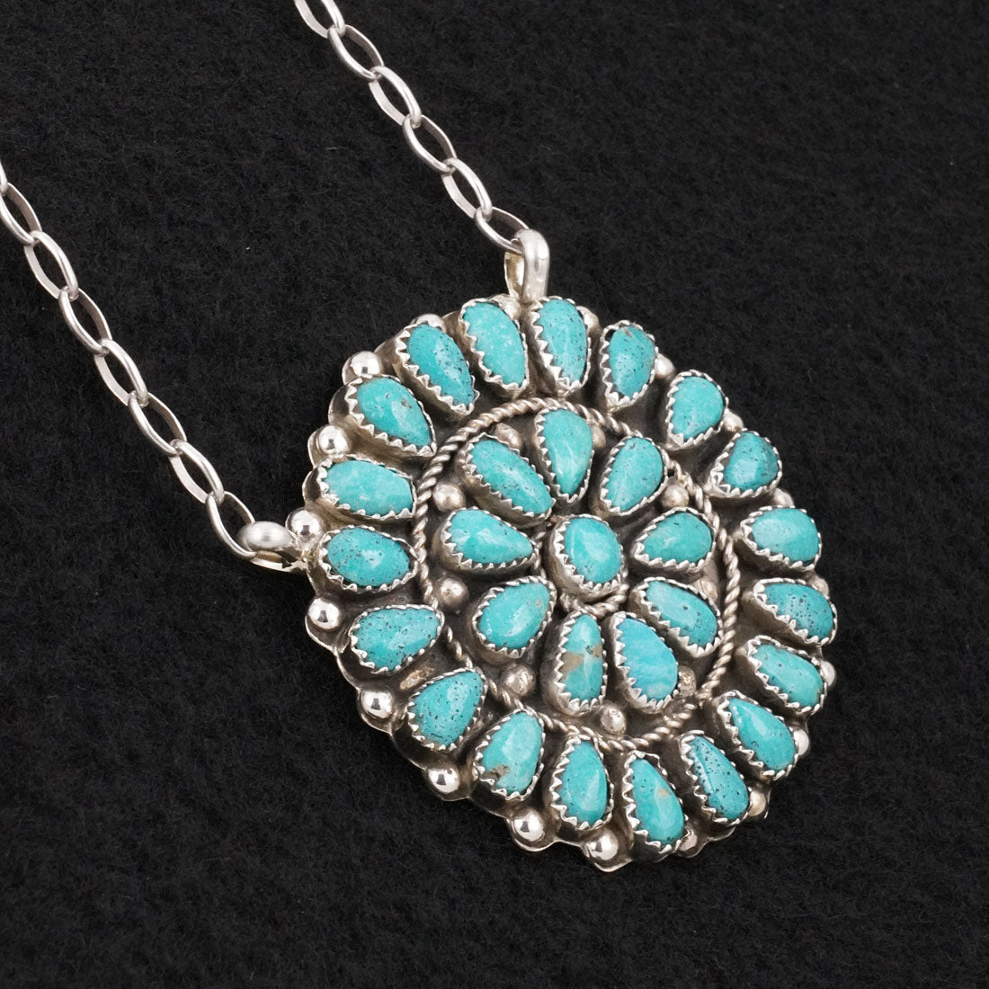 Eunise Wilson Turquoise & Sterling Silver Necklace