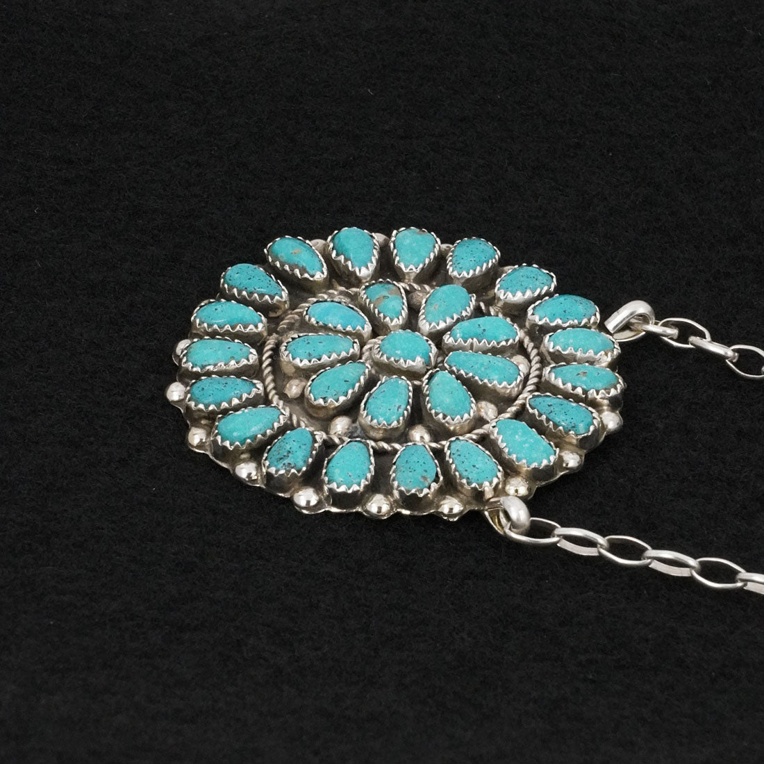 Eunise Wilson Turquoise & Sterling Silver Necklace