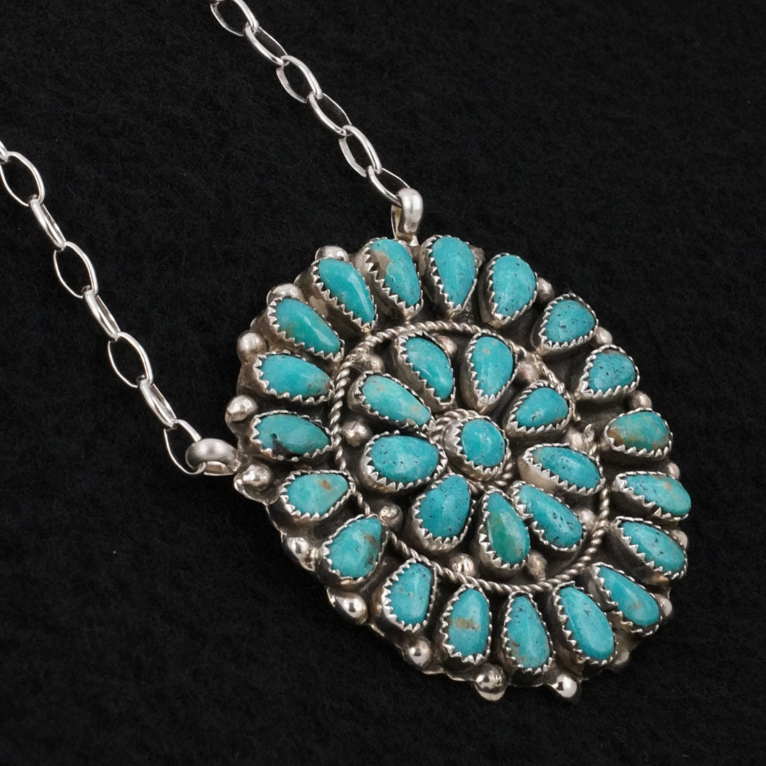 Eunise Wilson Turquoise & Sterling Silver Necklace