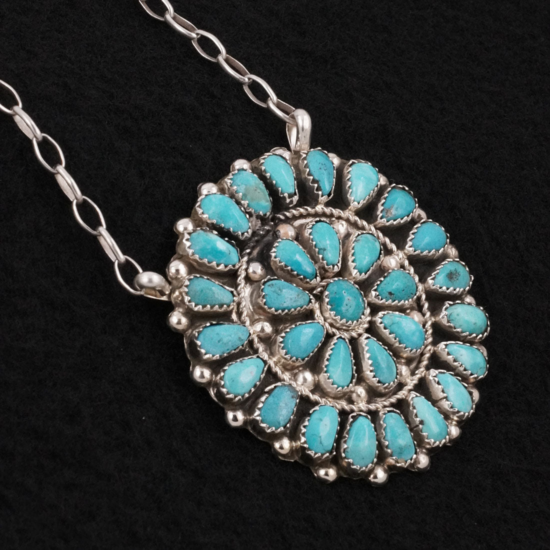 Eunise Wilson Turquoise & Sterling Silver Necklace
