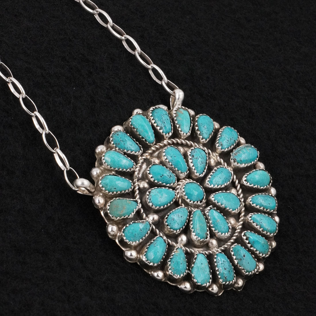 Eunise Wilson Turquoise & Sterling Silver Necklace
