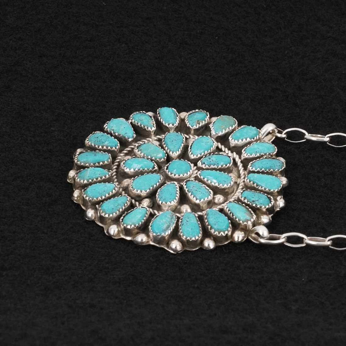 Eunise Wilson Turquoise & Sterling Silver Necklace