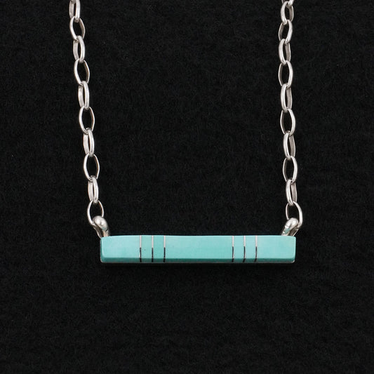 MaDerral Kallewstewa Turquoise & Sterling Silver Necklace