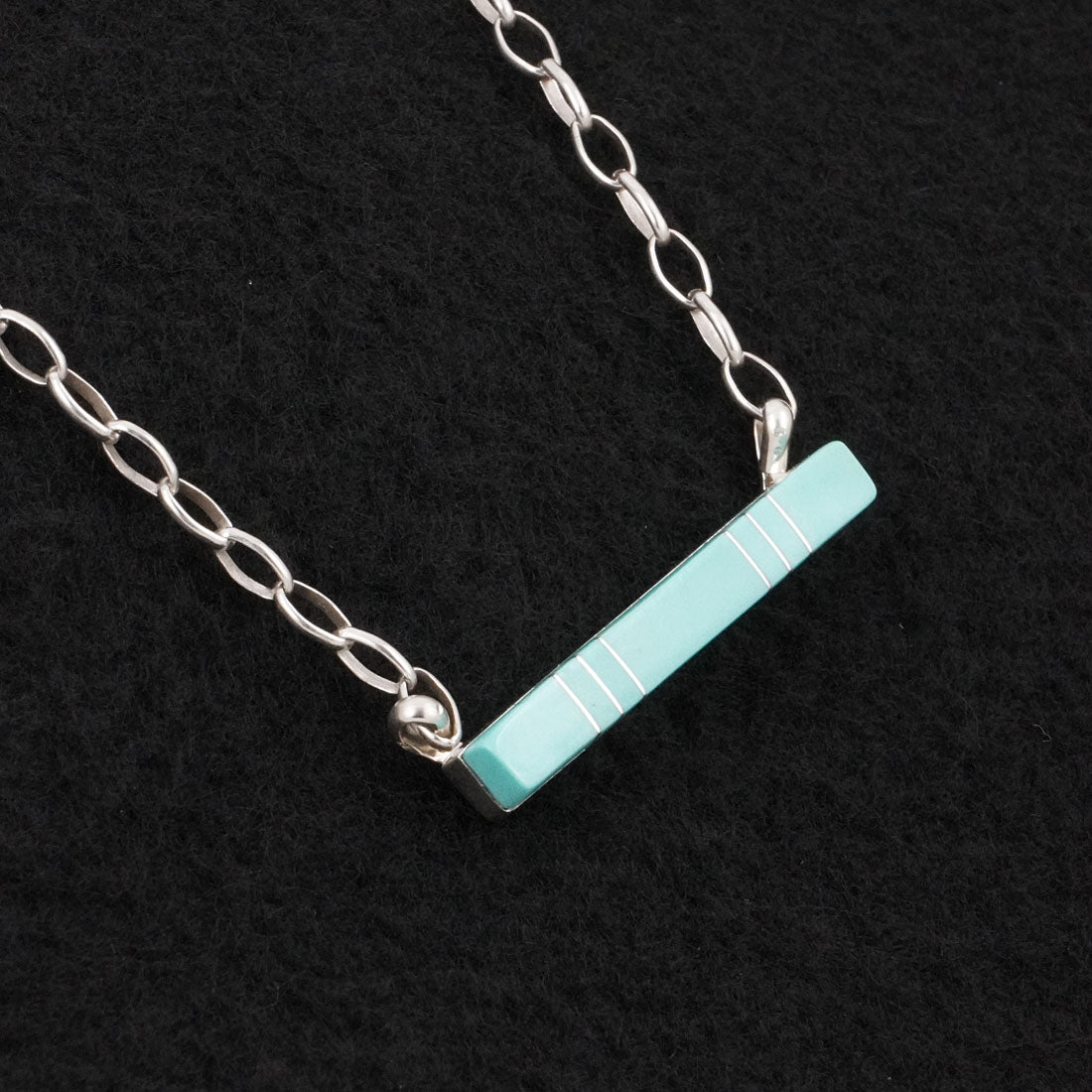MaDerral Kallewstewa Turquoise & Sterling Silver Necklace