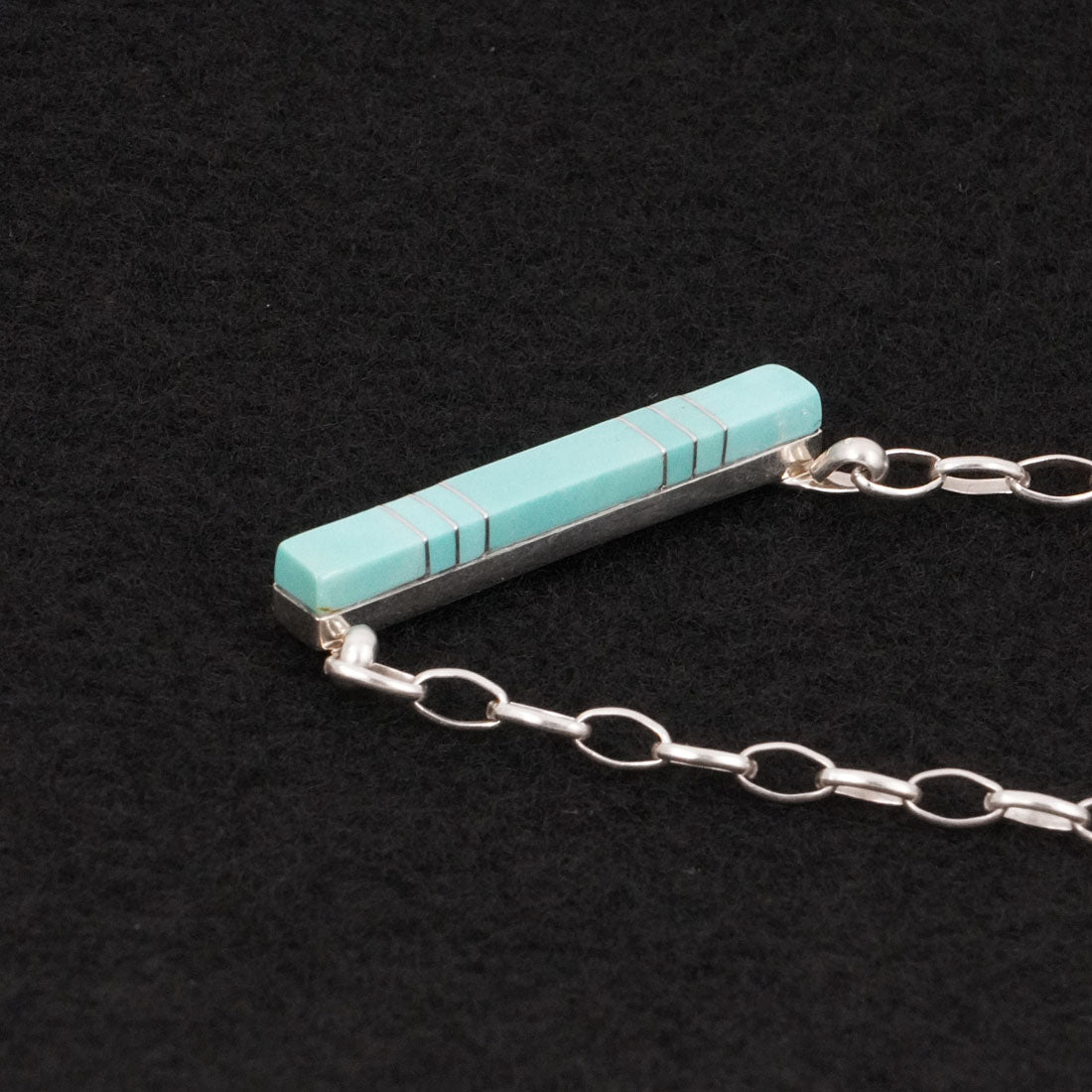 MaDerral Kallewstewa Turquoise & Sterling Silver Necklace