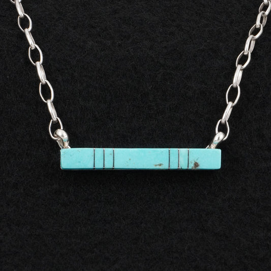 MaDerral Kallewstewa Turquoise & Sterling Silver Necklace