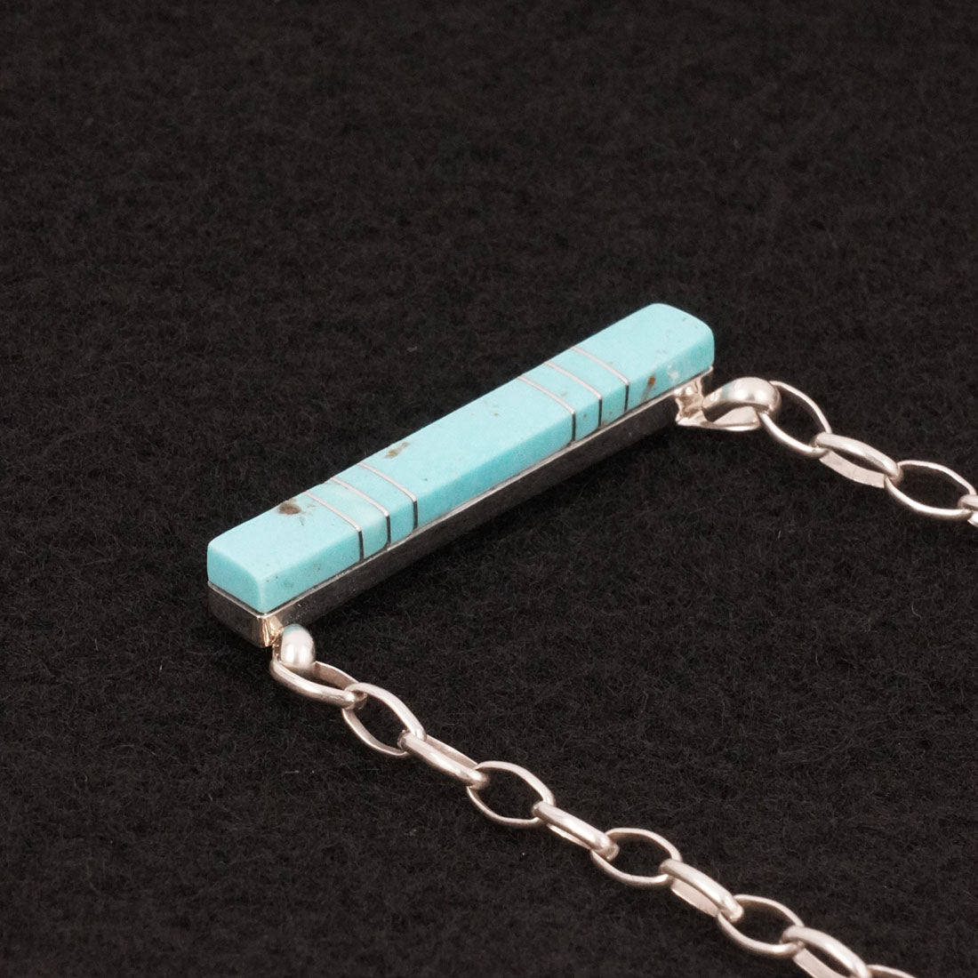 MaDerral Kallewstewa Turquoise & Sterling Silver Necklace
